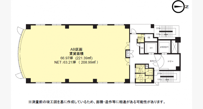 O/VORT御堂筋本町Ⅱ/14F66.97T_平面図/20240924