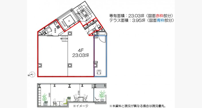 T/THE EDGE/4階/図面